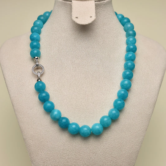 Summer Lake · Turquoise Natural Stone Necklace