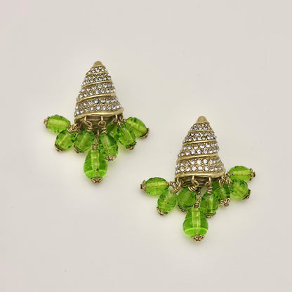 Seashell Conch Vintage Gold Earrings