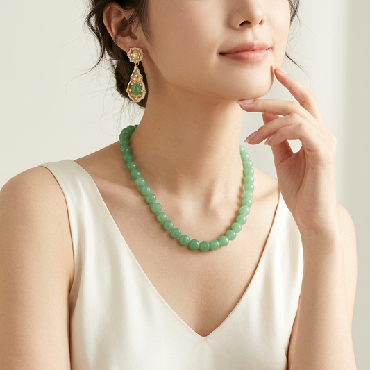 Lotus Pond · Green Agate Set