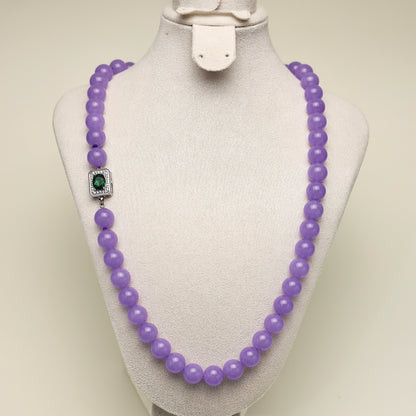 Purple Dream Galaxy · Violet Agate Necklace