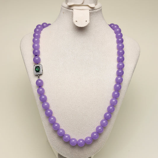 Purple Dream Galaxy · Violet Agate Necklace