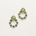 Clover Jade Openwork Earrings