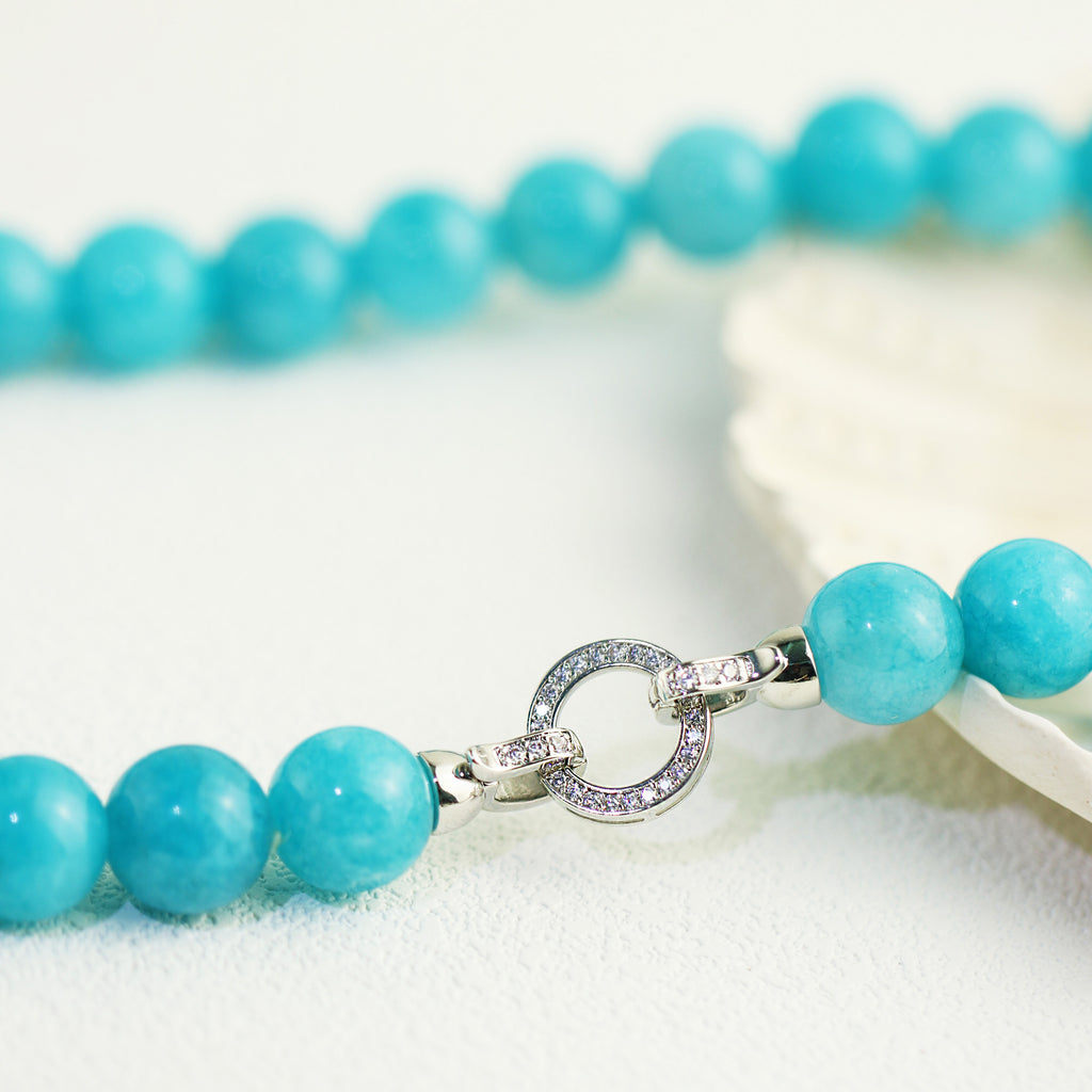 Summer Lake · Turquoise Natural Stone Necklace