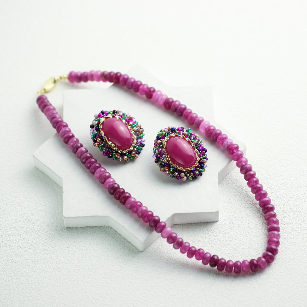 Fuchsia Dance · Vintage Crystal Set