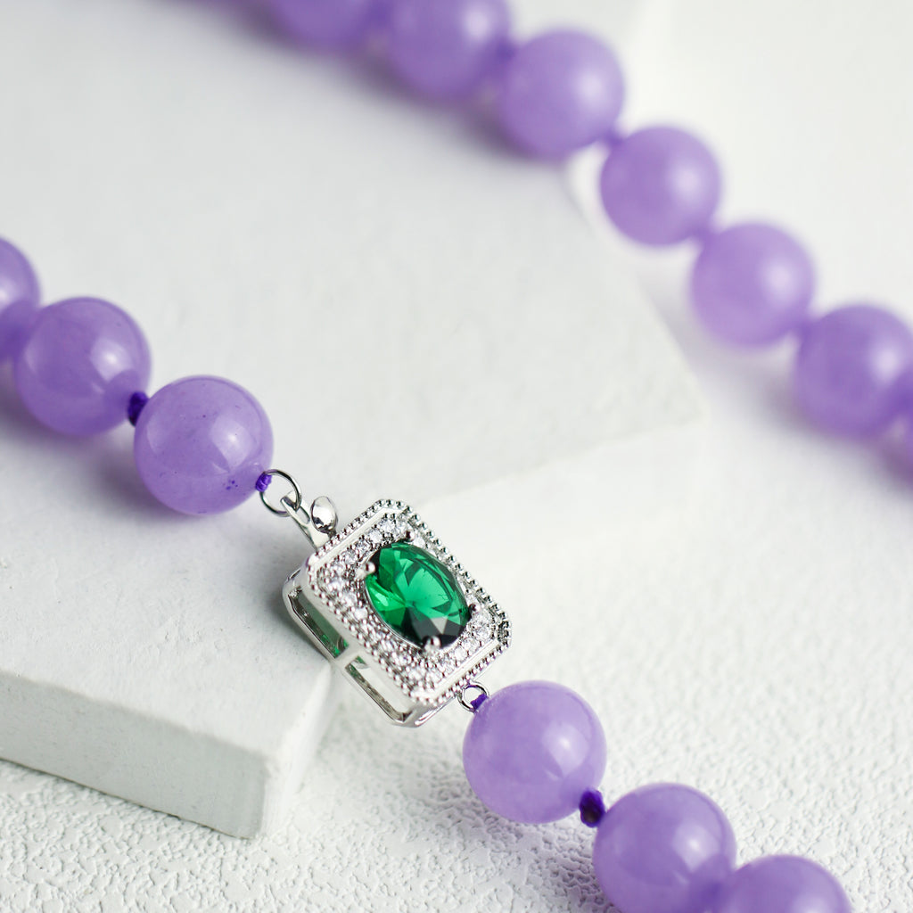 Purple Dream Galaxy · Violet Agate Necklace