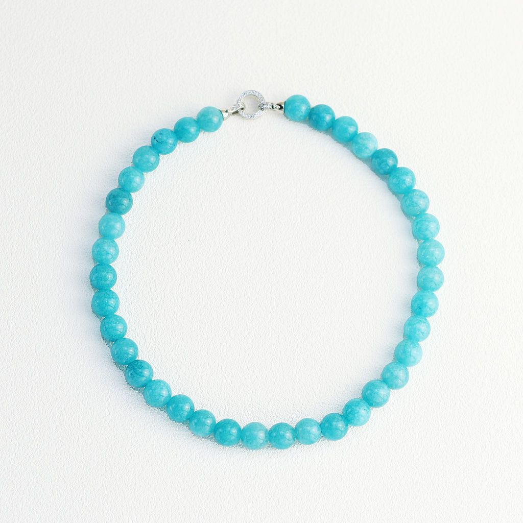 Summer Lake · Turquoise Natural Stone Necklace