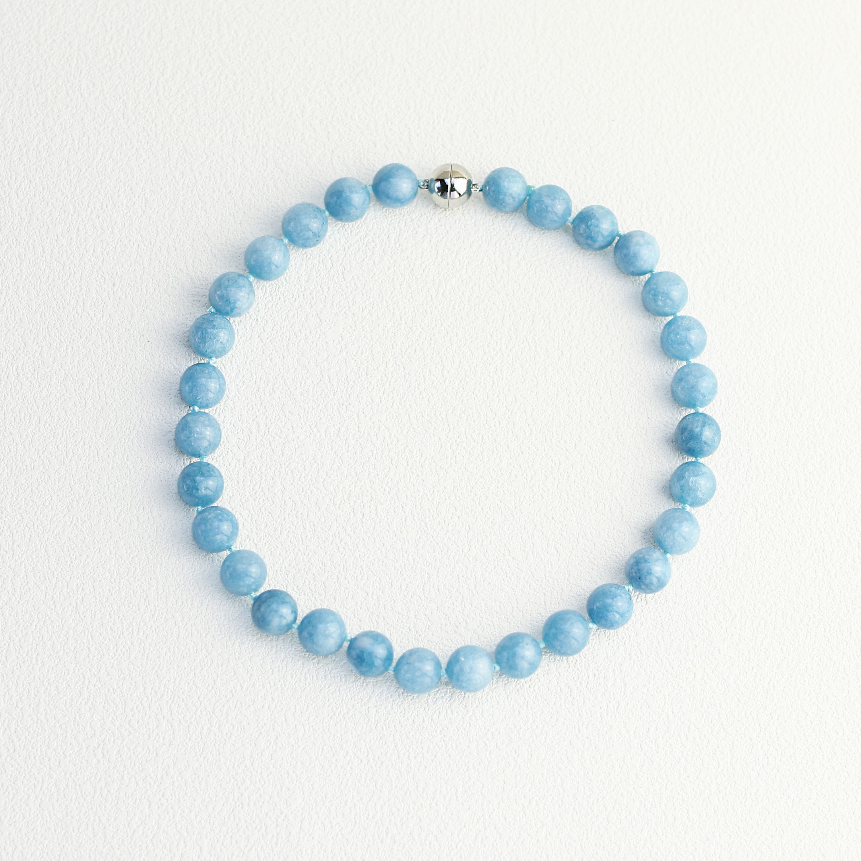 Azure Ice Dream · Light Natural Stone Necklace