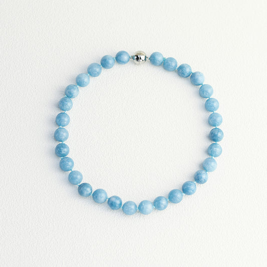 Azure Ice Dream · Light Natural Stone Necklace