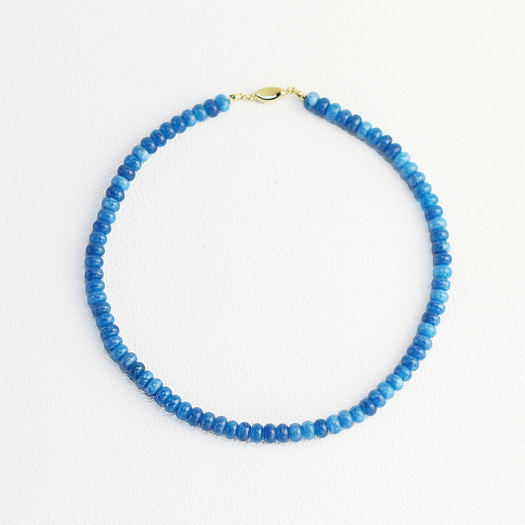 Sapphire Summer Dream · Royal Blue Natural Stone Necklace