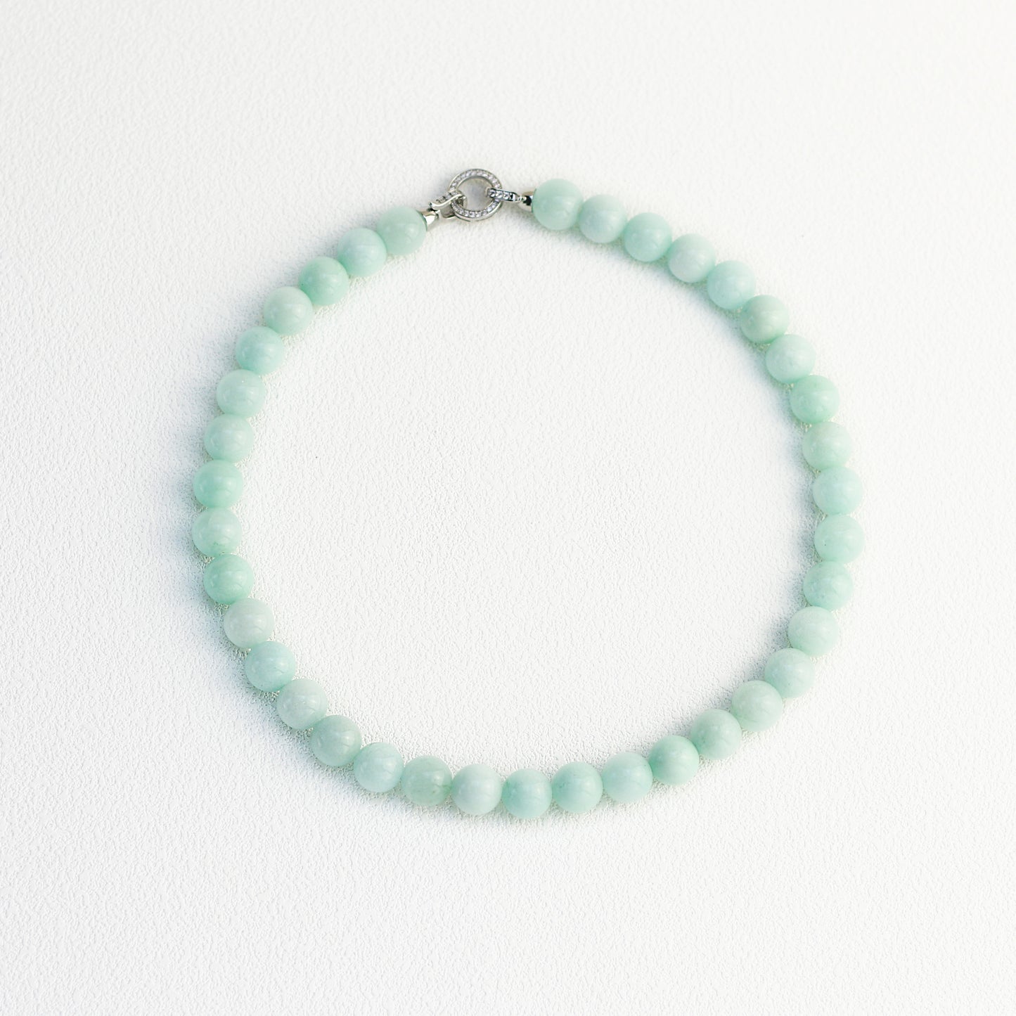 Mint Soda · Mint Green Natural Stone Necklace