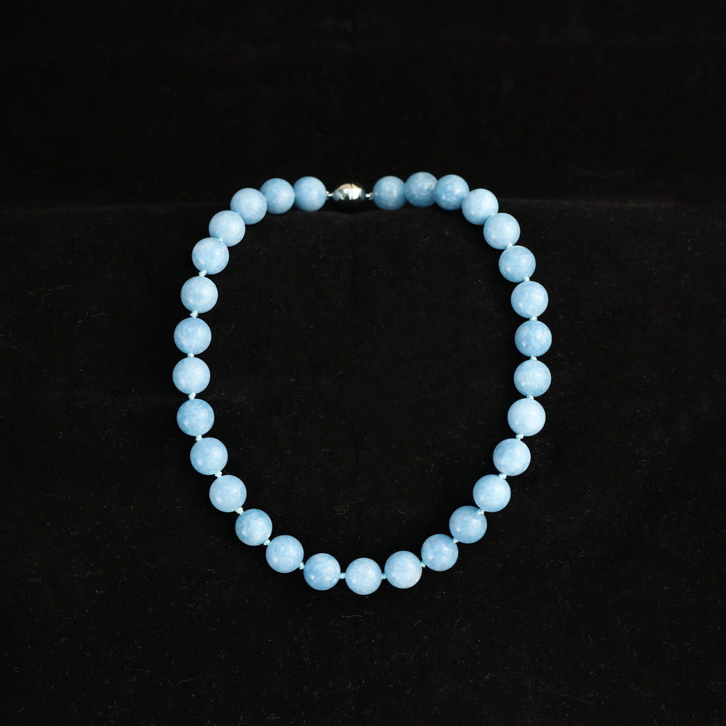 Azure Ice Dream · Light Natural Stone Necklace