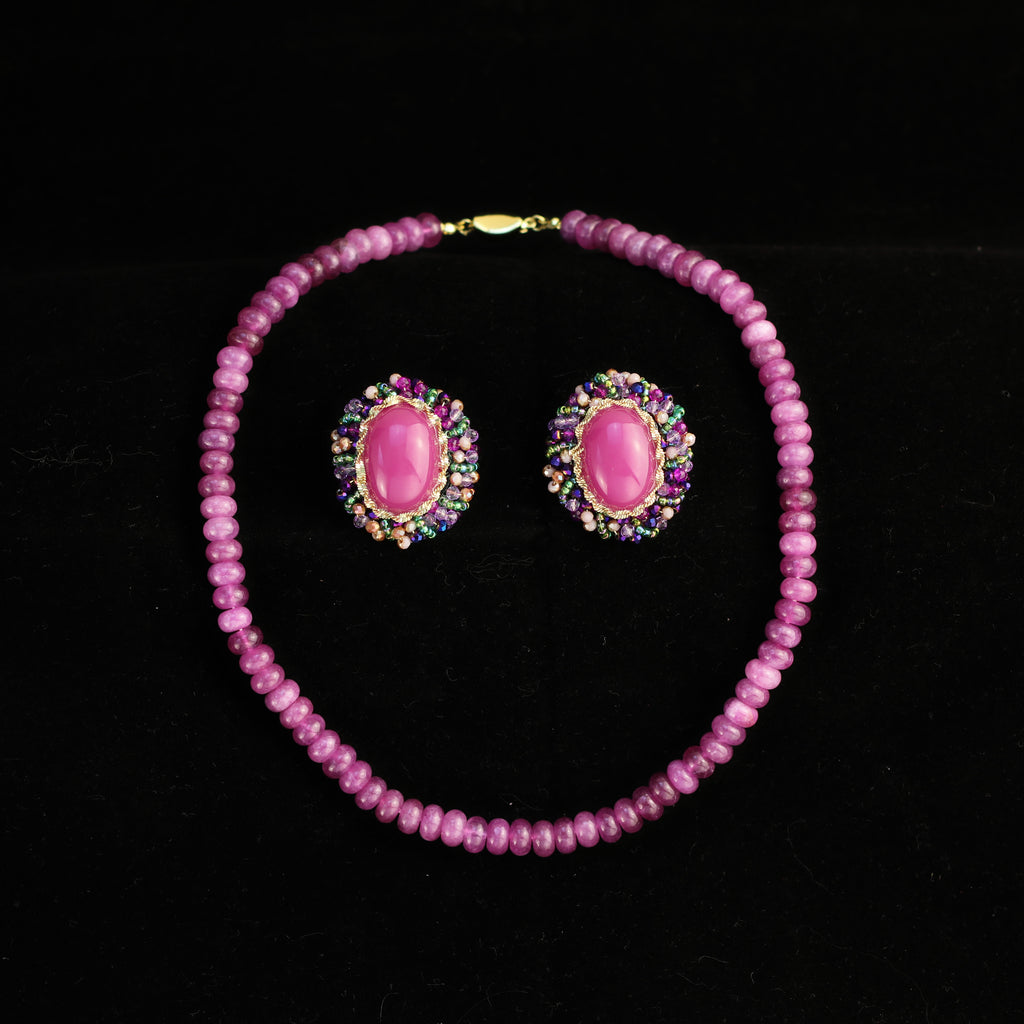 Fuchsia Dance · Vintage Crystal Set