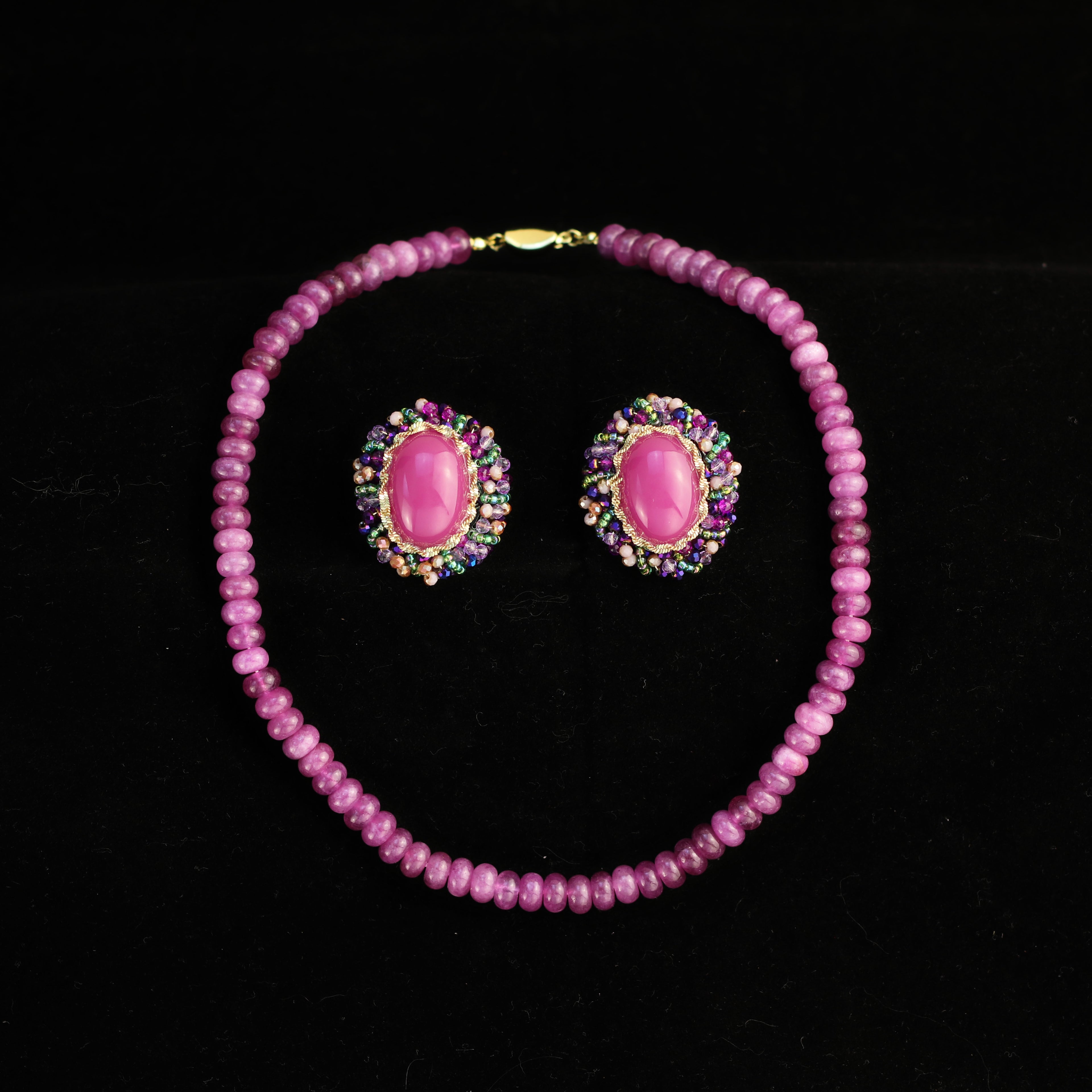 Fuchsia Dance · Vintage Crystal Set
