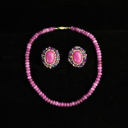 Fuchsia Dance · Vintage Crystal Set