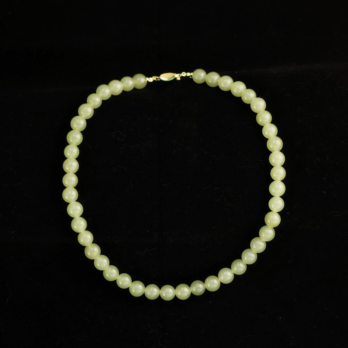 Spring Sprout · Grass Green Agate Necklace
