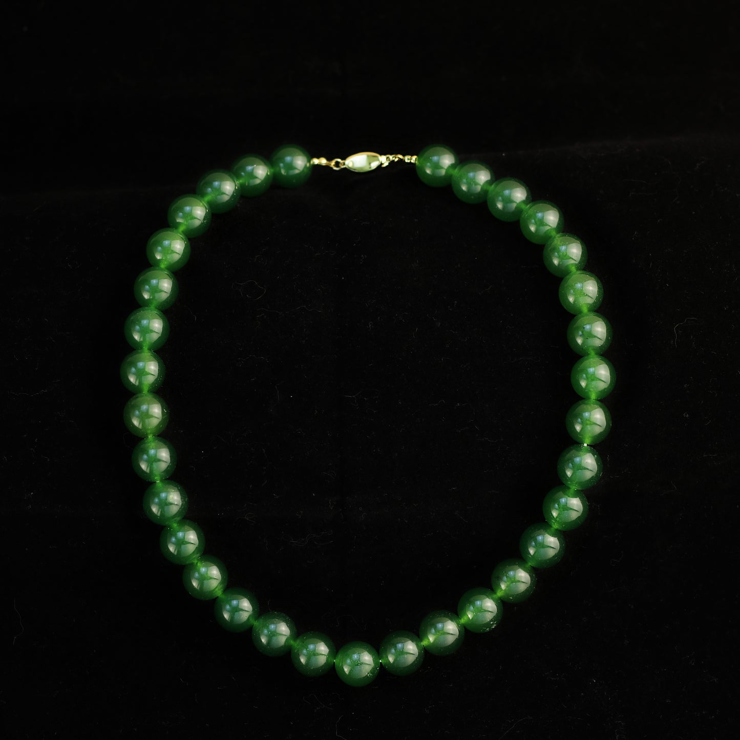 Dark Green Floral · Agate & Enamel Set