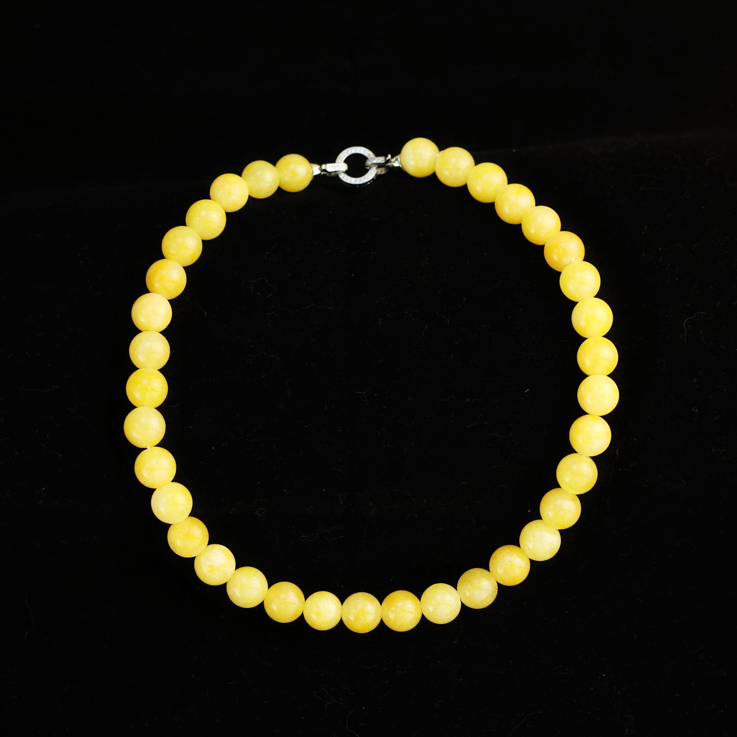 Summer Frangipani · Yellow Agate & Enamel Set