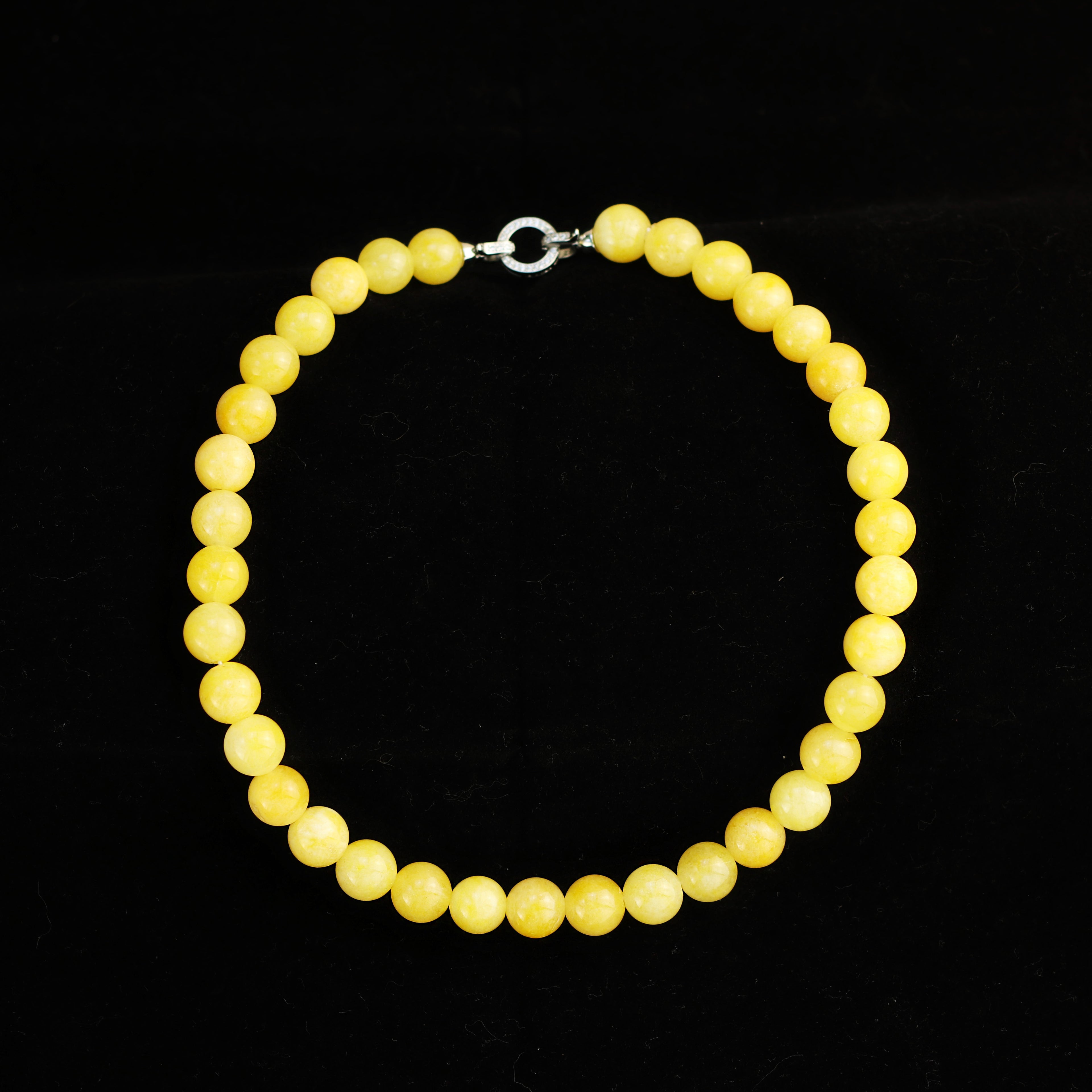 Summer Frangipani · Yellow Agate & Enamel Set