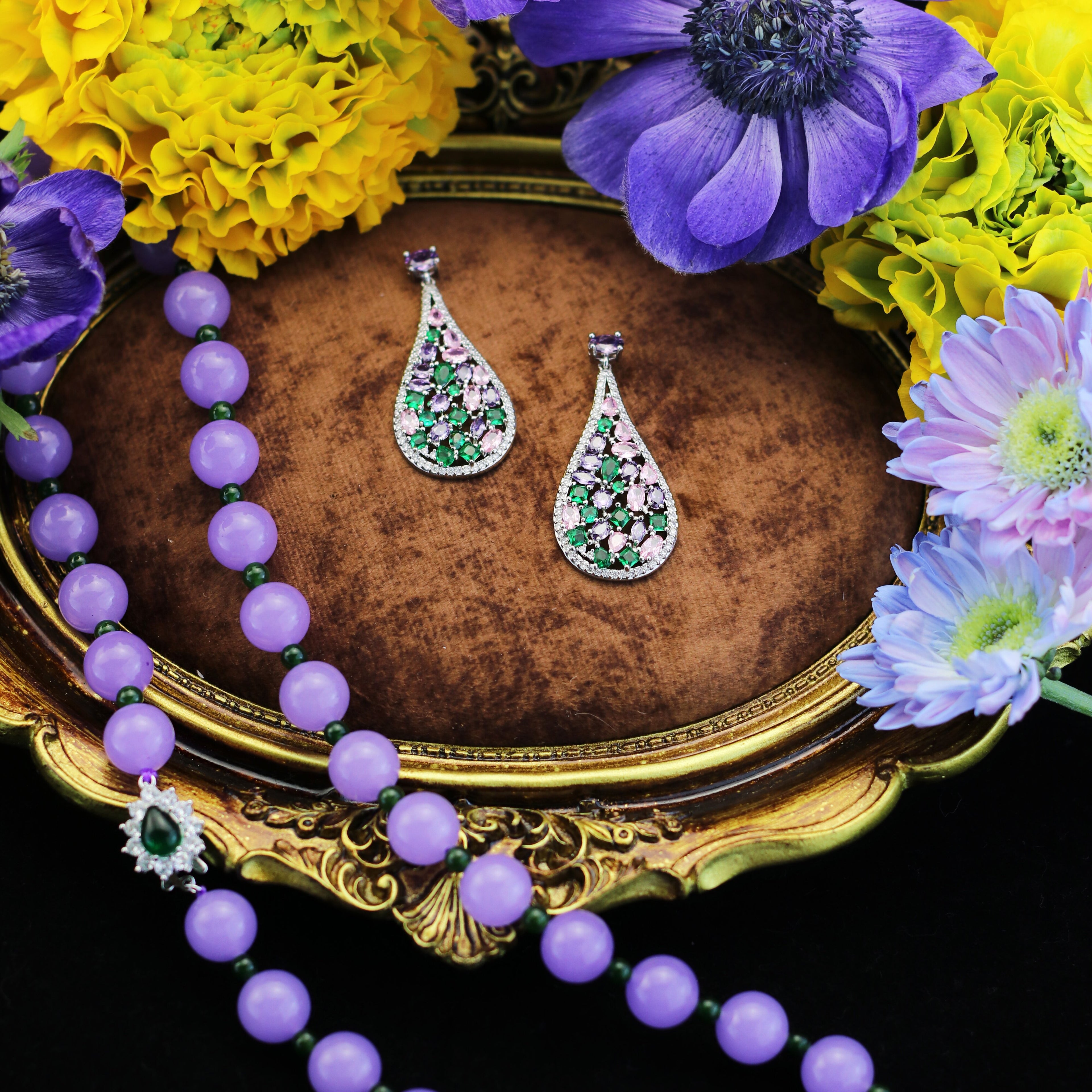Purple Rain · Agate & Gem Set