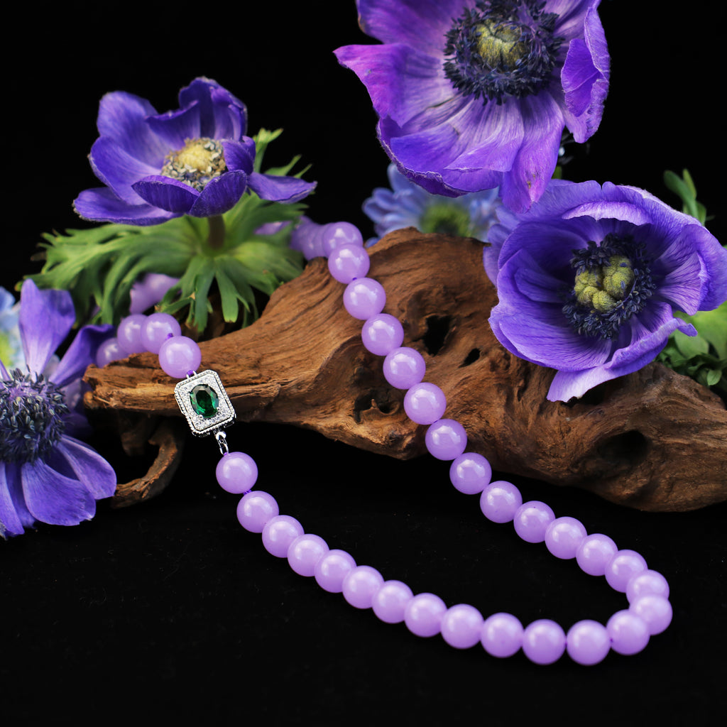 Purple Dream Galaxy · Violet Agate Necklace