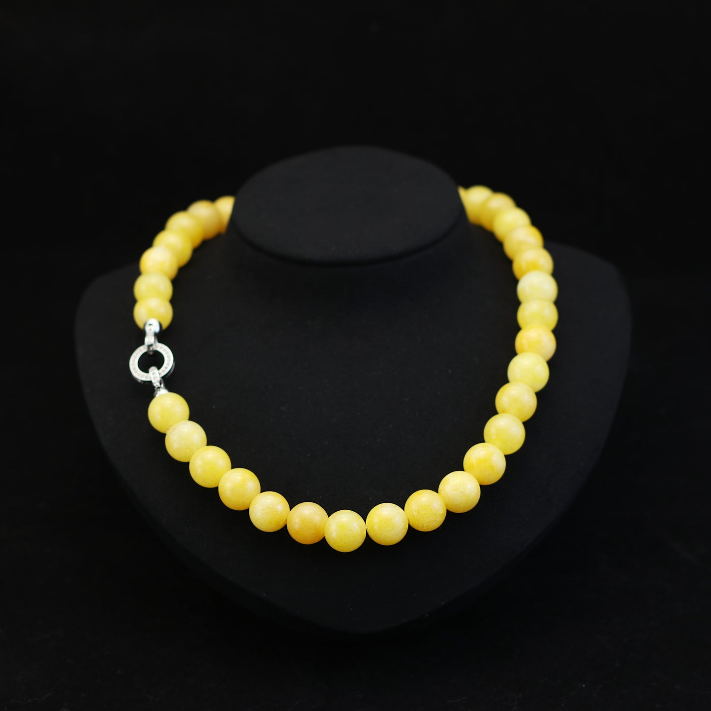 Summer Frangipani · Yellow Agate & Enamel Set