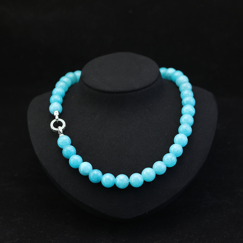 Summer Lake · Turquoise Natural Stone Necklace